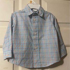 Starting Out Button Up Plaid Size 3-6 Months